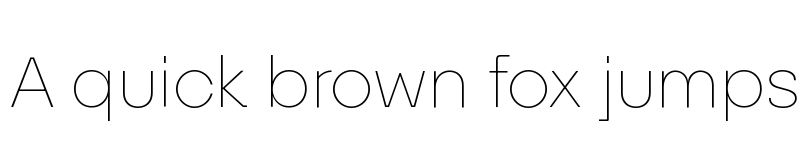 Preview of FONTSPRING DEMO - Monolight VAR Thin Regular font