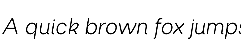 Preview of FONTSPRING DEMO - Monolith Italic font