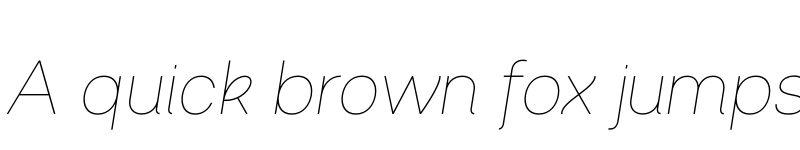 Preview of FONTSPRING DEMO - Monolith Light Italic font