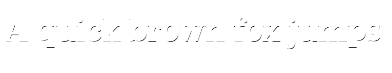 Preview of FONTSPRING DEMO - Monstice Shadow Shadow font