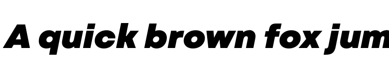 Preview of FONTSPRING DEMO - Mont Blanc Black Italic font