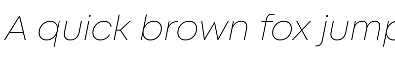 Preview of FONTSPRING DEMO - Mont ExtraLight Italic Regular font