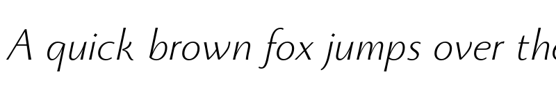 Preview of FONTSPRING DEMO - Monterchi Light Italic font