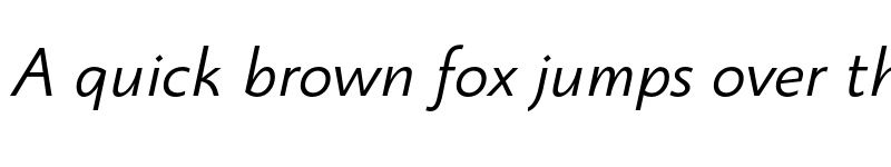 Preview of FONTSPRING DEMO - Monterchi Sans Book Italic font