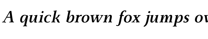 Preview of FONTSPRING DEMO - Monterchi Serif Bold Italic font