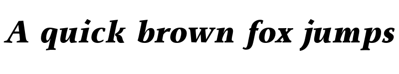 Preview of FONTSPRING DEMO - Monterchi Serif Extrabold Bold font