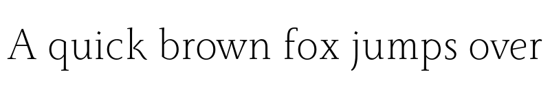 Preview of FONTSPRING DEMO - Monterchi Serif Light Regular font