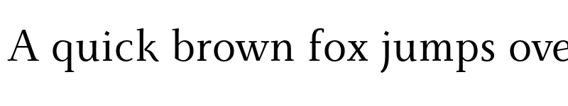 Preview of FONTSPRING DEMO - Monterchi Serif Regular font