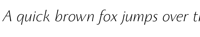 Preview of FONTSPRING DEMO - Monterchi Text Light Italic font