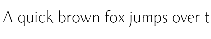 Preview of FONTSPRING DEMO - Monterchi Text Light Regular font