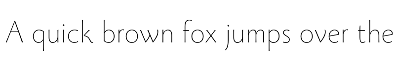 Preview of FONTSPRING DEMO - Monterchi Thin Regular font