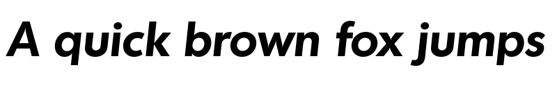 Preview of FONTSPRING DEMO - Montreal Serial Bold Italic font