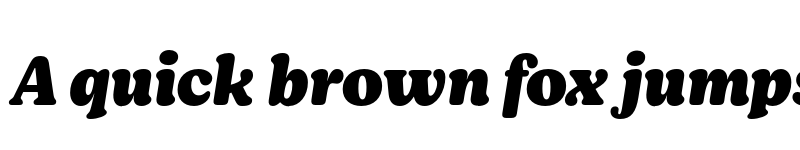 Preview of FONTSPRING DEMO - Moranga Black It Regular font