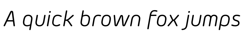 Preview of FONTSPRING DEMO - Morebi Rounded Italic font