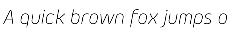 Preview of FONTSPRING DEMO - Morebi Rounded Light Italic font