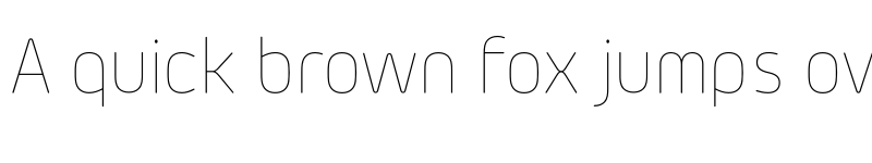 Preview of FONTSPRING DEMO - Morebi Rounded Thin Regular font