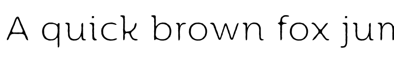 Preview of FONTSPRING DEMO - Moreno Rough 02 Thin Thin font