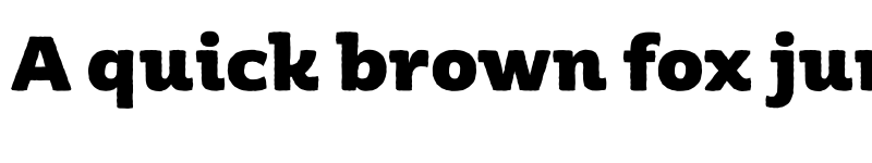 Preview of FONTSPRING DEMO - Moreno Rough Black Black font