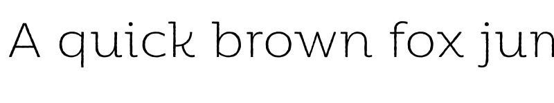 Preview of FONTSPRING DEMO - Moreno Rough Thin Thin font