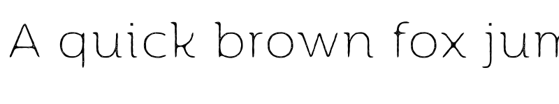 Preview of FONTSPRING DEMO - Moreno Rust 02 XThin XThin font