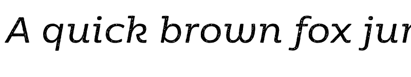 Preview of FONTSPRING DEMO - Moreno Rust Italic font