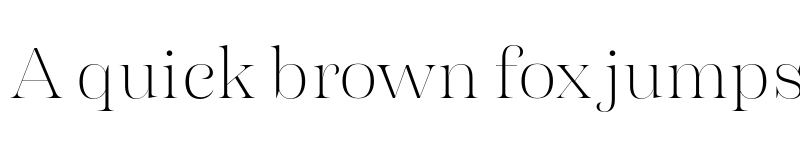 Preview of FONTSPRING DEMO - Morison Display Extralight Regular font