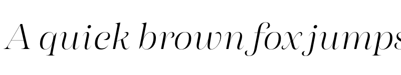 Preview of FONTSPRING DEMO - Morison Display Light Italic Regular font
