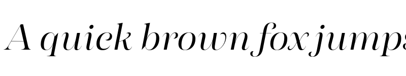 Preview of FONTSPRING DEMO - Morison Display Smlight Italic Regular font
