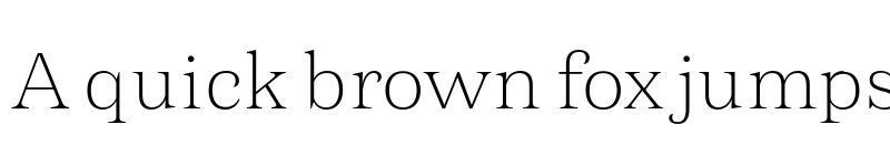 Preview of FONTSPRING DEMO - Morison Extralight Regular font