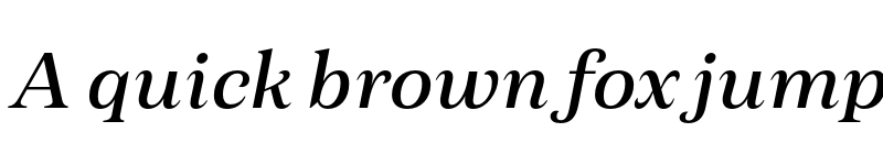Preview of FONTSPRING DEMO - Morison Italic Regular font