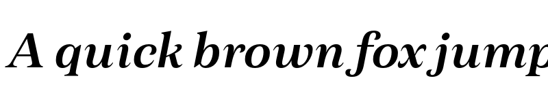 Preview of FONTSPRING DEMO - Morison Medium Italic Regular font