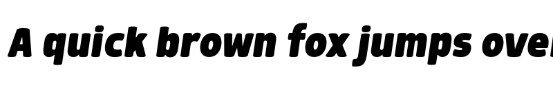 Preview of FONTSPRING DEMO - Morl Black Italic font