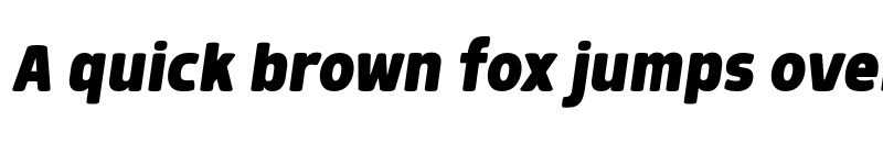 Preview of FONTSPRING DEMO - Morl ExtraBold Italic font