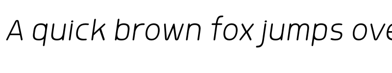 Preview of FONTSPRING DEMO - Morl Rounded ExtraLight Italic font