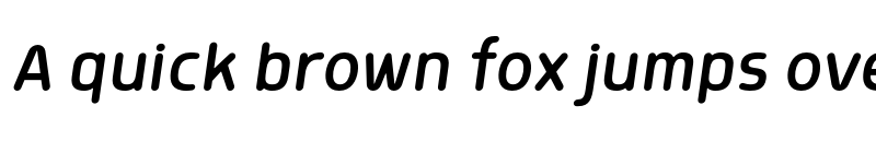 Preview of FONTSPRING DEMO - Morl Rounded SemiLight Italic font