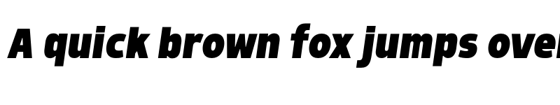 Preview of FONTSPRING DEMO - Morl Sans Black Italic font