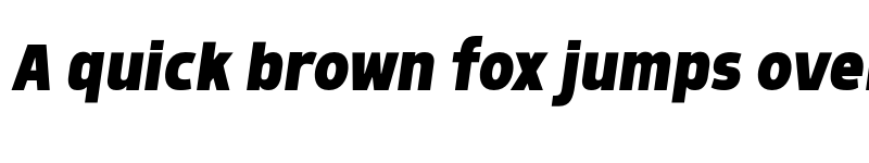 Preview of FONTSPRING DEMO - Morl Sans ExtraBold Italic font