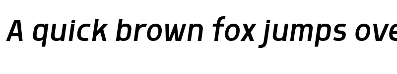 Preview of FONTSPRING DEMO - Morl Sans SemiLight Italic font