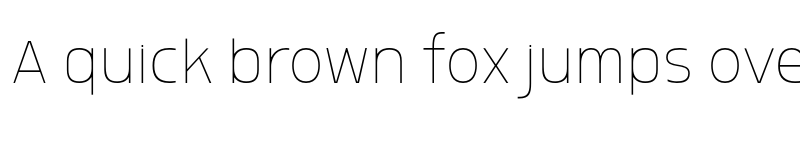 Preview of FONTSPRING DEMO - Morl Sans Thin Regular font