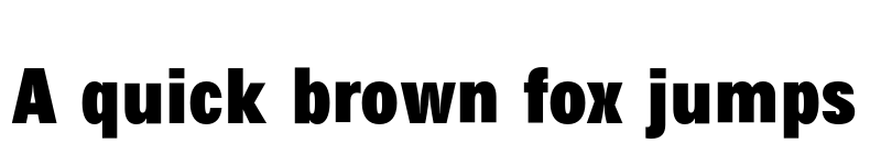 Preview of FONTSPRING DEMO - Morton Black Regular font