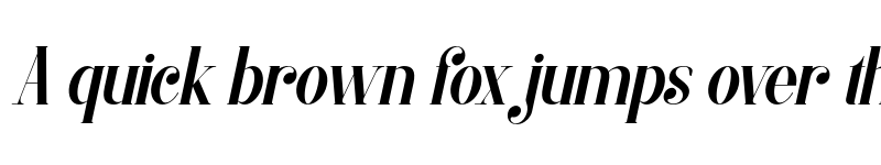 Preview of FONTSPRING DEMO - MORVA Italic font