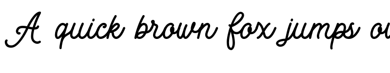 Preview of FONTSPRING DEMO - Motherline Bold Regular font