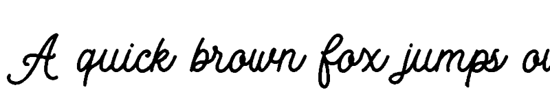 Preview of FONTSPRING DEMO - Motherline Rough Regular font