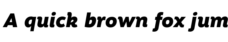 Preview of FONTSPRING DEMO - Motiva Sans Black Italic font