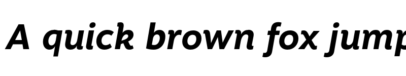 Preview of FONTSPRING DEMO - Motiva Sans Bold Italic font