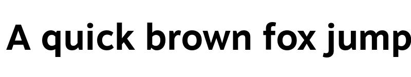 Preview of FONTSPRING DEMO - Motiva Sans Bold Regular font