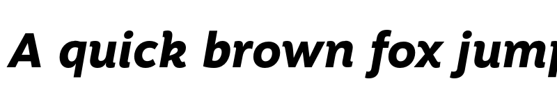 Preview of FONTSPRING DEMO - Motiva Sans Extra Bold Italic font