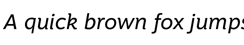 Preview of FONTSPRING DEMO - Motiva Sans Italic font