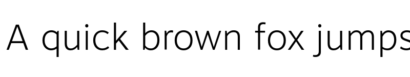 Preview of FONTSPRING DEMO - Motiva Sans Thin Regular font