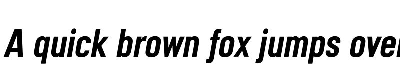 Preview of FONTSPRING DEMO - Motorway Bold Italic font